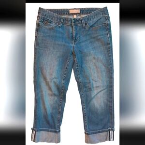 Banana Republic Stretch Ankle Blue Low Rise Jeans Women's Size: 26/P - FAST SHIP